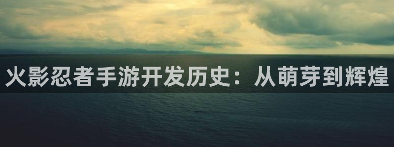 28大神预测吧：火影忍者手游开发历史：从萌芽到辉煌